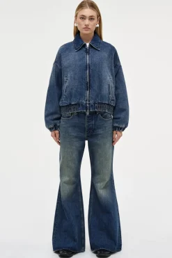 neuw denim - DENIM BOMBER JACKET (JET)