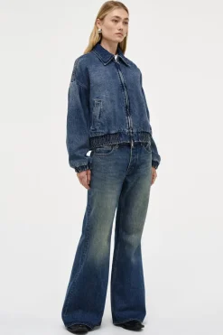 neuw denim - DENIM BOMBER JACKET (JET)