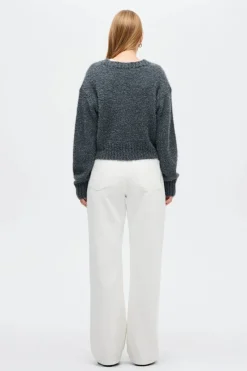 neuw denim - KATE KNIT CARDIGAN (GREY MARLE)