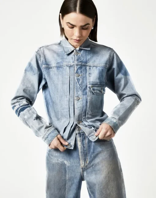 neuw denim - TYPE ONE JACKET DIGITAL INDIGO (DIGITAL INDIGO)