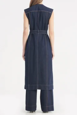 Nobody Denim - Jeanie Sleeveless Trench (Moody Blue)