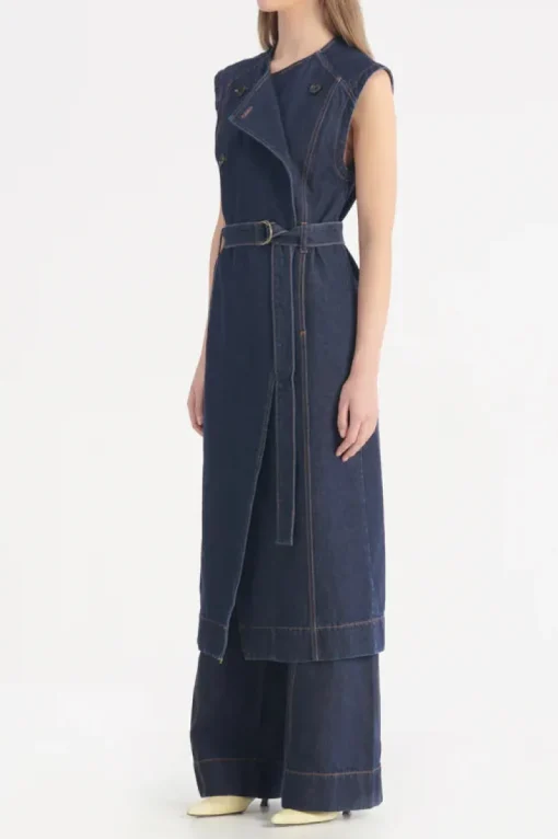 Nobody Denim - Jeanie Sleeveless Trench (Moody Blue)