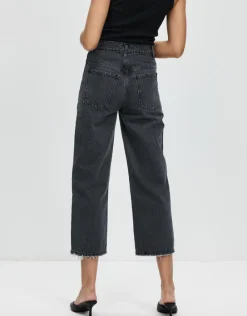 Nobody Denim - Lou Jean Crop (Charcoal)