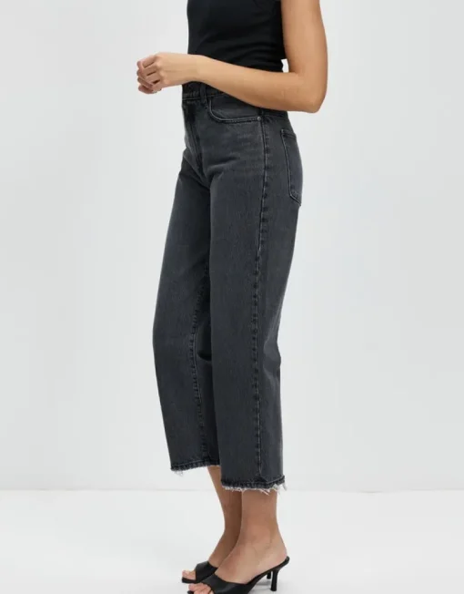 Nobody Denim - Lou Jean Crop (Charcoal)
