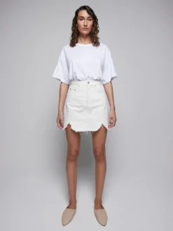Nobody Denim - Piper Skirt (Chalk)