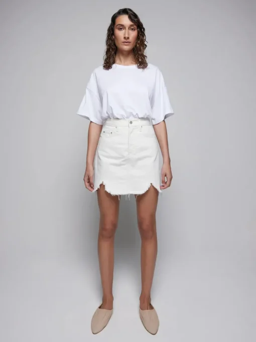 Nobody Denim - Piper Skirt (Chalk)