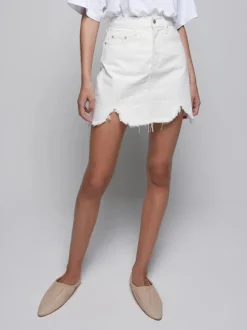 Nobody Denim - Piper Skirt (Chalk)