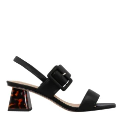 Women Nude Footwear - Jovi (Black Leather)