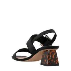 Women Nude Footwear - Jovi (Black Leather)