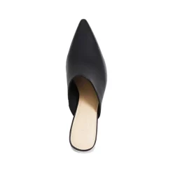 Women Nude Footwear - Mavis (Black Leather / Tortoiseshell)