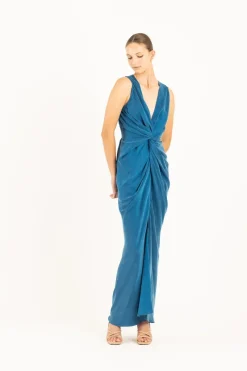 One Fell Swoop - Gaia Maxi Dress (Egyptian Blue)