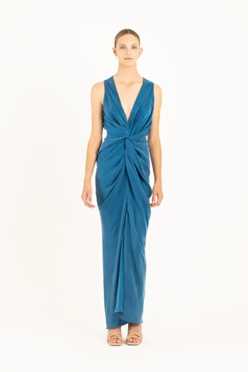 One Fell Swoop - Gaia Maxi Dress (Egyptian Blue)