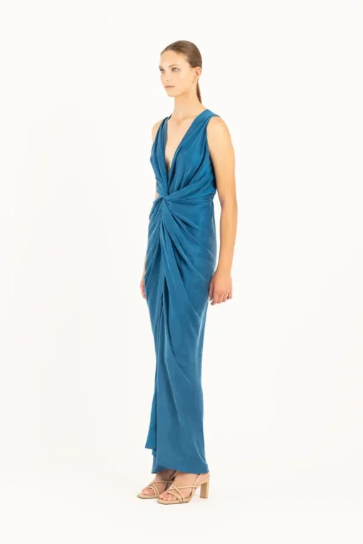 One Fell Swoop - Gaia Maxi Dress (Egyptian Blue)