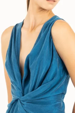 One Fell Swoop - Gaia Maxi Dress (Egyptian Blue)