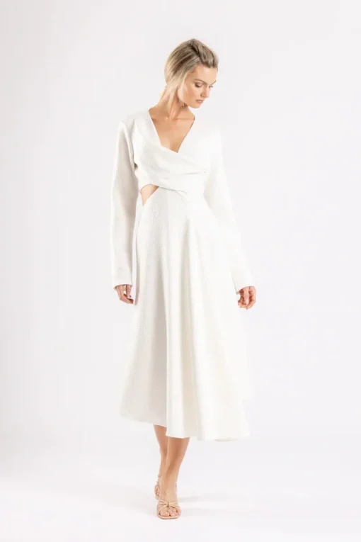 One Fell Swoop - Roisin Midi Dress (Blanche)