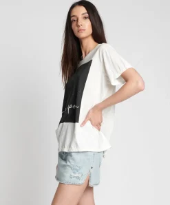 One Teaspoon - Black Radical Boyfriend Tee (White)
