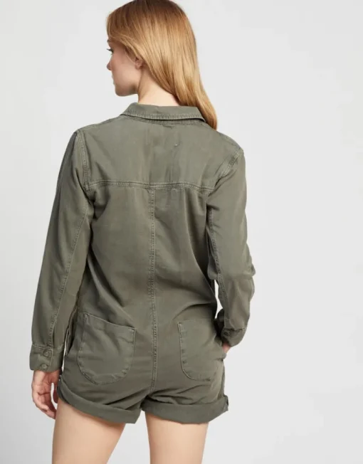 Women One Teaspoon - DARK KHAKI PROPHECY JUMPSUIT