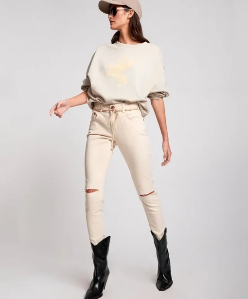 One Teaspoon - High Waist Freebirds II (Nashville Cream)