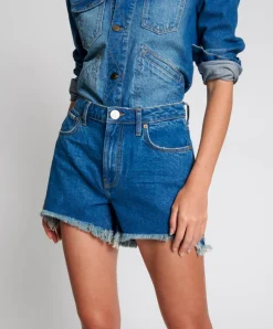 One Teaspoon - Legend Mom Fit Shorts (Riviera)