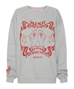 One Teaspoon - Moblack Mind Frequencies Chilli Sweater (Grey Marle)
