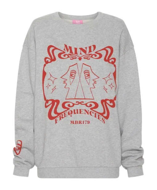 One Teaspoon - Moblack Mind Frequencies Chilli Sweater (Grey Marle)