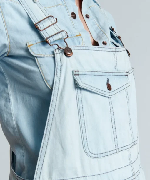 Women One Teaspoon - Rose Ave Overalls (Capri Blue)