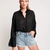 One Teaspoon - SALTY DOG OUTLAWS MID LENGTH DENIM SHORT