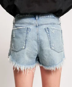 One Teaspoon - SALTY DOG OUTLAWS MID LENGTH DENIM SHORT
