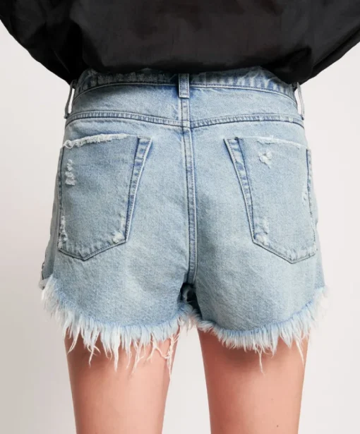 One Teaspoon - SALTY DOG OUTLAWS MID LENGTH DENIM SHORT