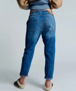 One Teaspoon - Shabbies Drawstring Boyfriend Jeans (Resort Blue)