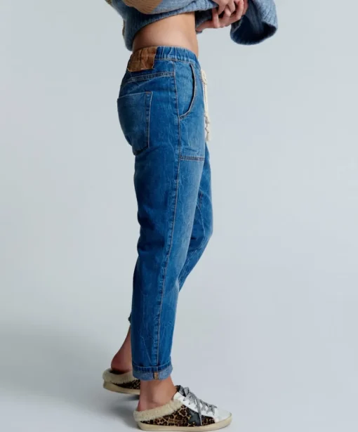 One Teaspoon - Shabbies Drawstring Boyfriend Jeans (Resort Blue)
