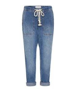 One Teaspoon - Shabbies Drawstring Boyfriend Jeans (Resort Blue)