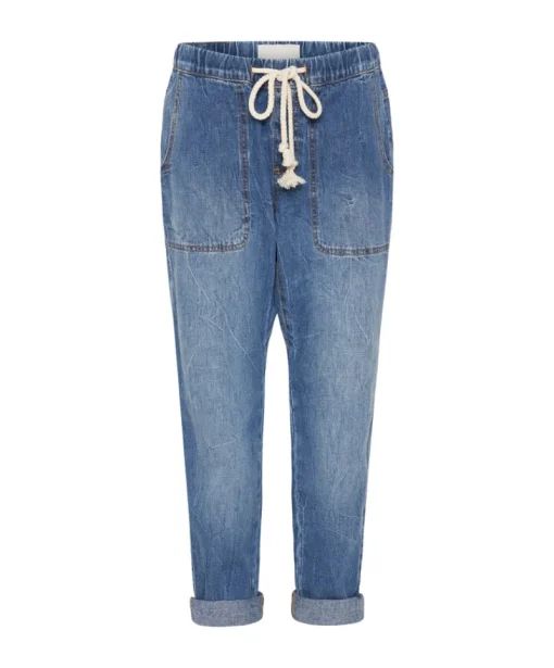 One Teaspoon - Shabbies Drawstring Boyfriend Jeans (Resort Blue)