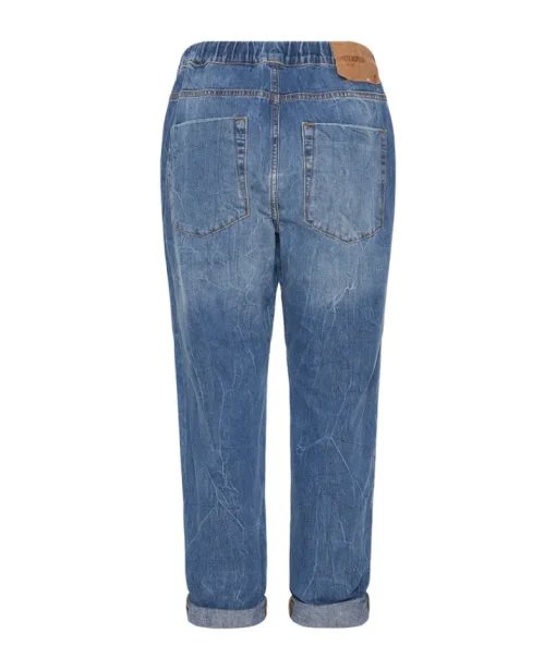 One Teaspoon - Shabbies Drawstring Boyfriend Jeans (Resort Blue)