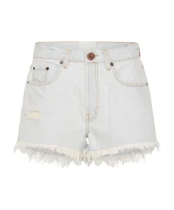 One Teaspoon - Trucker Mid Waist Denim Short (Bel Air Blue)