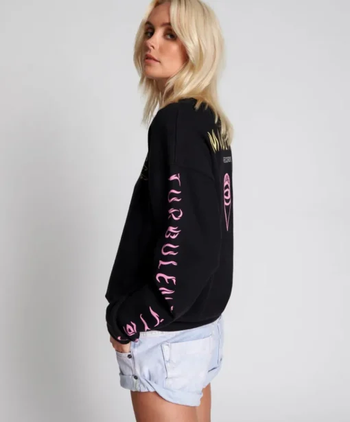 One Teaspoon OneTeaspoon - MOBLACK TURBULENT TIMES MOBLACK SWEATER