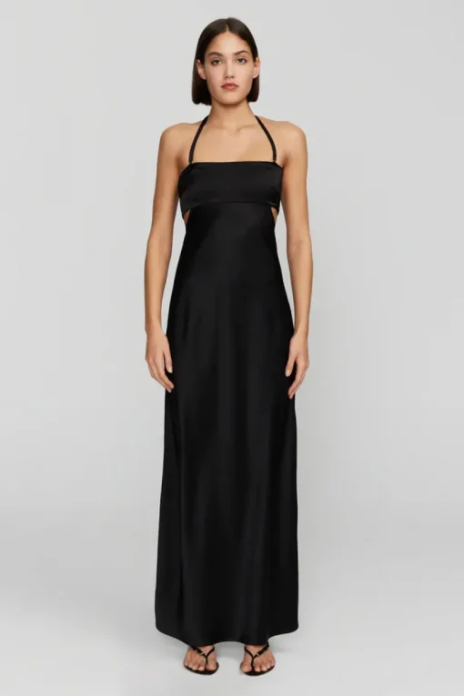 Ownley - AISHA DRESS (BLACK)