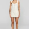 Ownley - CINDY FITTED BODICE (BONE)