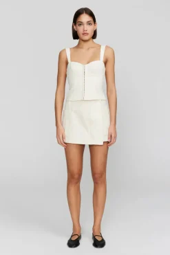Ownley - CINDY FITTED BODICE (BONE)