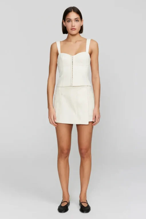 Ownley - CINDY FITTED BODICE (BONE)