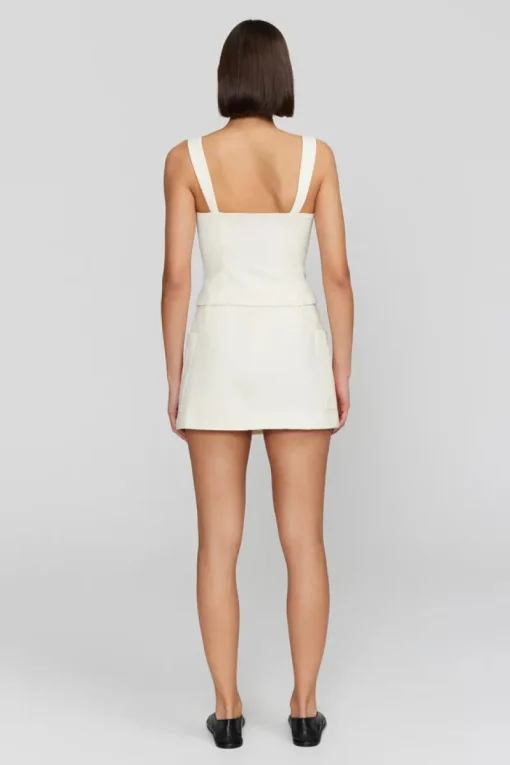 Ownley - CINDY FITTED BODICE (BONE)
