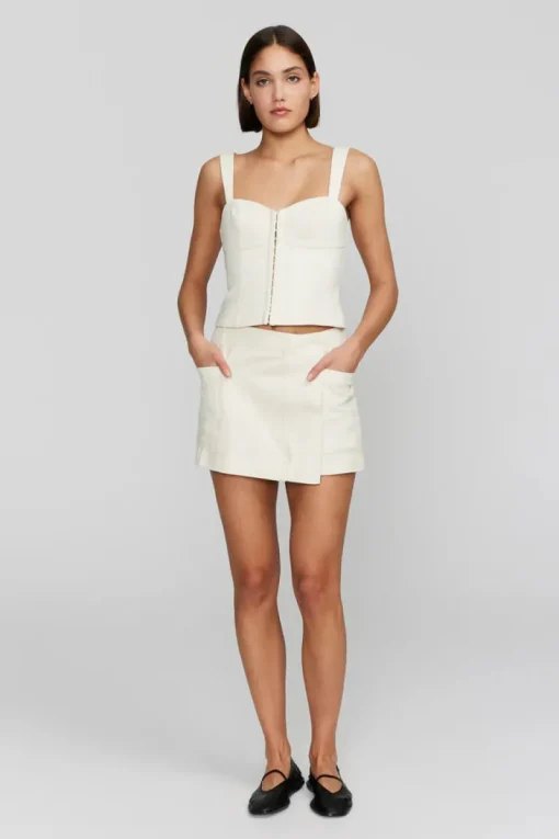 Ownley - CINDY FITTED BODICE (BONE)