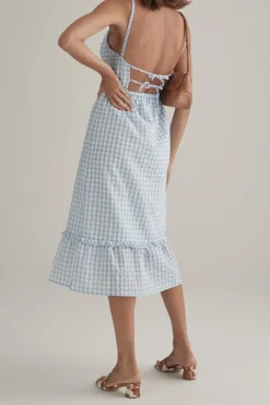 Ownley - Juliana Dress (Blue Gingham)