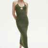 Ownley - Karina Dress (Green Shimmer)