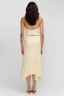 Ownley - KYAH HALTER TOP (BUTTER)