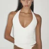 Ownley - KYAH HALTER TOP (IVORY)