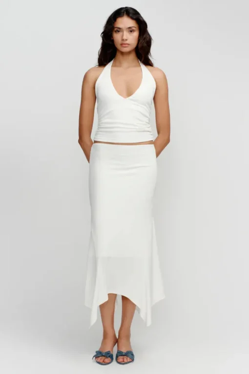 Ownley - KYAH HALTER TOP (IVORY)