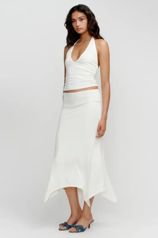 Ownley - KYAH HALTER TOP (IVORY)