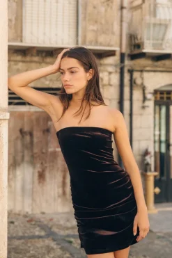 Ownley - Pearl Dress (Dark Choc)