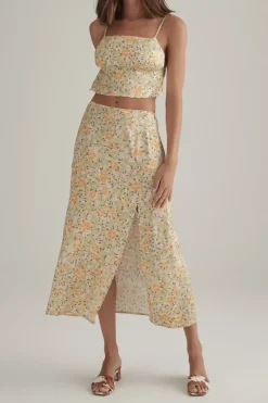 Women Ownley - Peony Skirt (Sorbet Floral)
